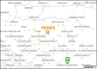 map of Fosses