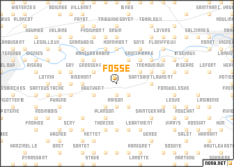 map of Fosse