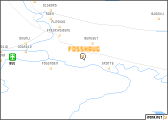 map of Fosshaug