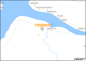 map of Fossheim