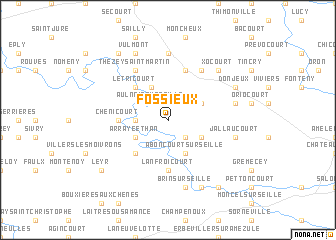 map of Fossieux