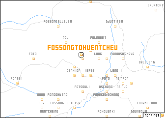 map of Fossong-Tohuentcheu