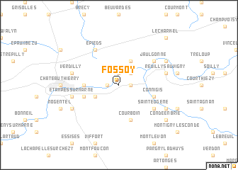 map of Fossoy