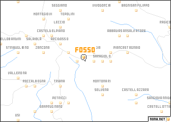 map of Fosso