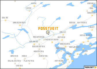 map of Fosstveit