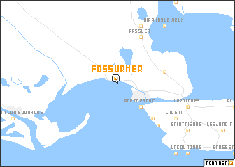 map of Fos-sur-Mer