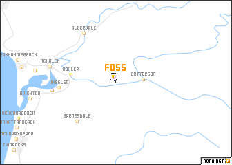 map of Foss