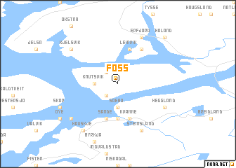 map of Foss