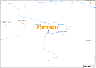 map of Foster City