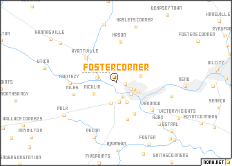 map of Foster Corner