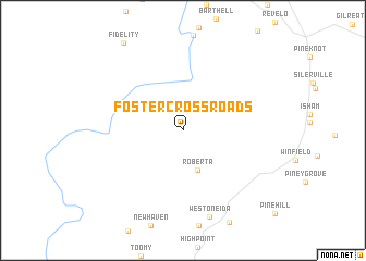 map of Foster Crossroads
