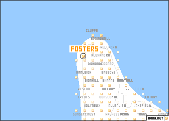 map of Fosters