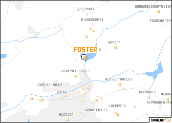 map of Foster