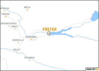 map of Foster