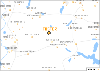 map of Foster