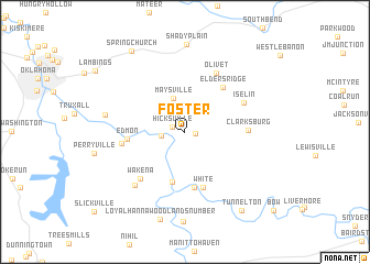 map of Foster