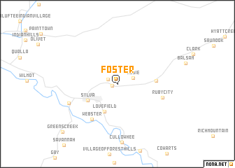 map of Foster