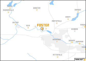 map of Foster