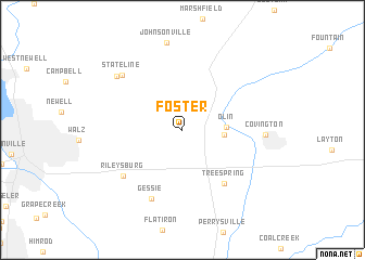 map of Foster