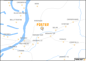 map of Foster