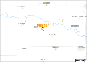 map of Foster