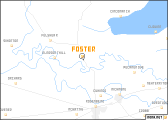 map of Foster