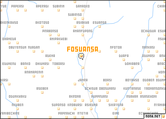 map of Fosuansa