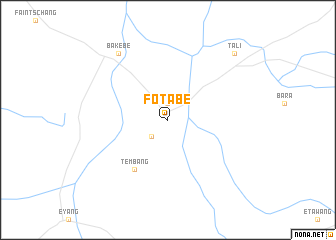 map of Fotabe