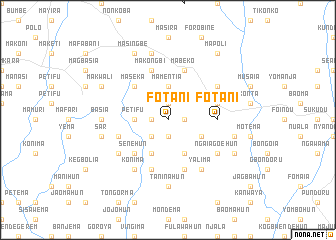 map of Fotani