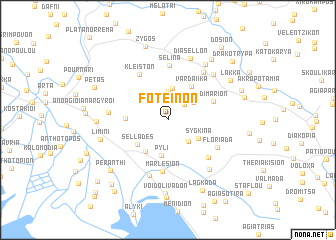 map of Foteinón