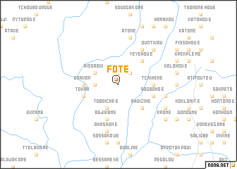 map of Foté