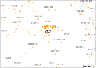 map of Fotine