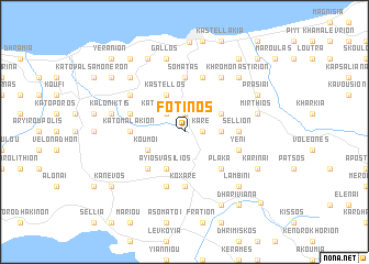 map of Fotinós