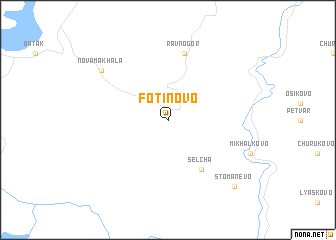map of Fotinovo