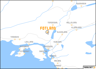 map of Fotland