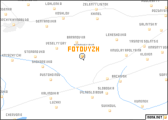 map of Fotovyzh