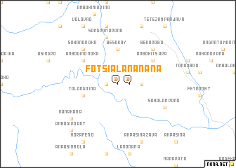 map of Fotsialanana