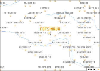 map of Fotsimava