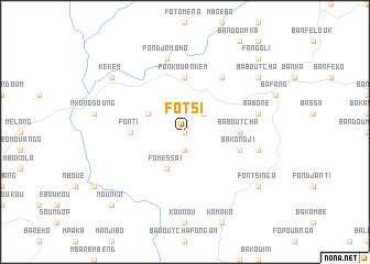 map of Fotsi