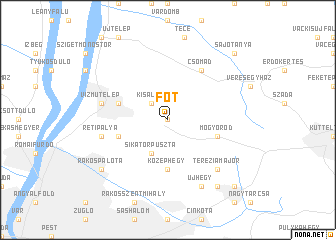 map of Fót