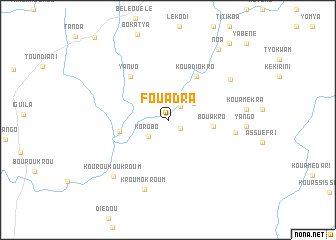 map of Fouadra