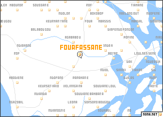 map of Foua Fassane