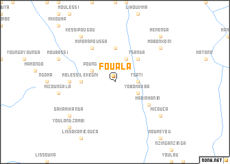 map of Fouala