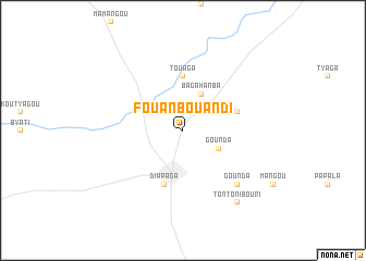 map of Fouanbouandi