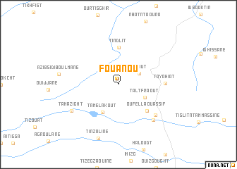 map of Fouanou