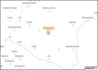 map of Fouay