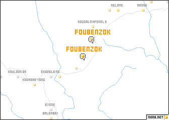 map of Foubenzok