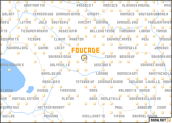 map of Foucade