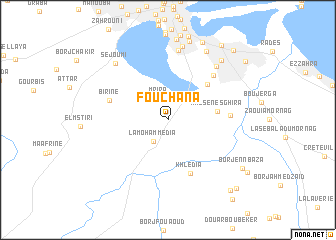map of Fouchana