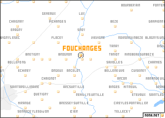 map of Fouchanges